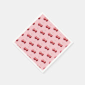 Coquette Chic Cherry Baby shower Servet (Hoek)