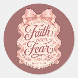 Coquette Christelijke Sticker Roze Strik Vrouwelij