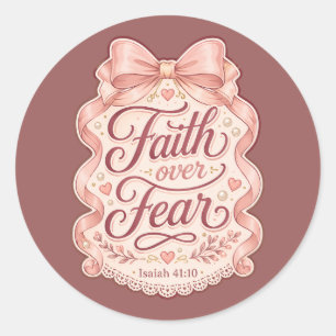 Coquette Christelijke Sticker Roze Strik Vrouwelij