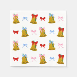 Coquette Christmas Bells en Bows Classic Servet