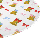 Coquette Christmas Bells en Bows Preppy Classic Snijplank (Hoek)