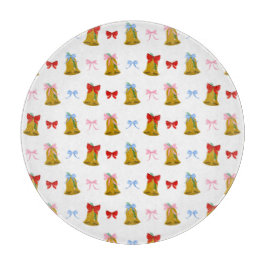 Coquette Christmas Bells en Bows Preppy Classic Snijplank