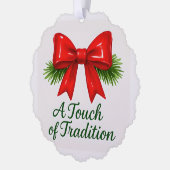 Coquette Christmas Bow - Messy Girl Magic ✨ Ornament Kaart (Links)