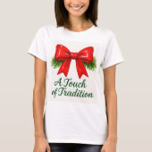 Coquette Christmas Bow - Messy Girl Magic ✨ T-shirt (Voorkant)