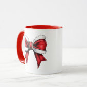 Coquette Christmas Bow Mug Mok (Voorkant links)