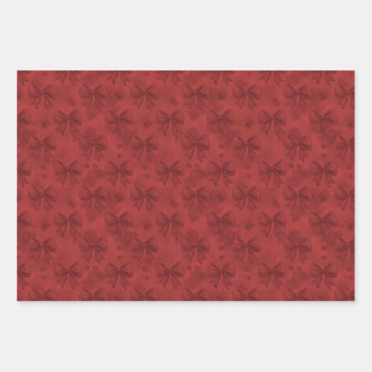 Coquette Christmas  Inpakpapier Vel (Voorkant 3)