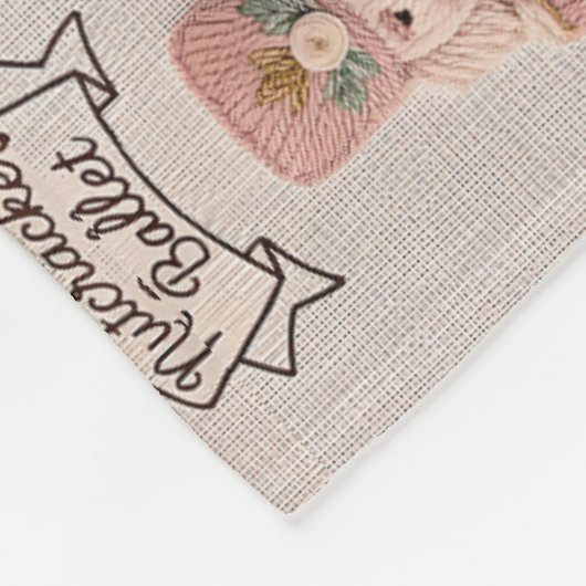 Coquette Christmas Nutcracker Latch Hook Yarn  Fleece Deken (Hoek)