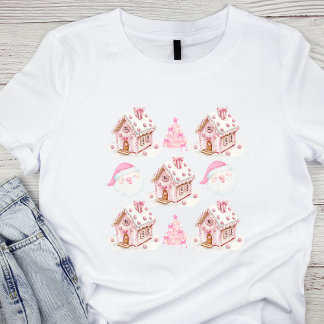 Coquette Christmas Pattern Shirt