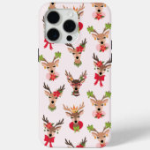 Coquette Christmas Preppy Rendier Case-Mate iPhone Case (Achterkant)