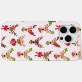 Coquette Christmas Preppy Rendier Case-Mate iPhone Case (Achterkant (horizontaal))