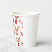 Coquette Christmas Preppy Rendier Papieren Bekers (Links)