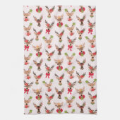 Coquette Christmas Preppy Rendier Theedoek (Verticaal)