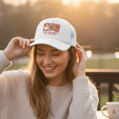 Coquette Christmas Santa Candy Canes Gingerbread Trucker Pet