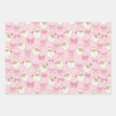 Coquette Christmas  Santa Inpakpapier Vel (Voorkant)