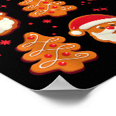 Coquette Christmas Tree Cake Santa Claus Nk Christ Poster (Hoek)