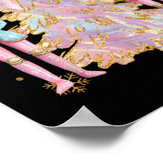 Coquette Christmas Tree Nk Nutcrackers Women Kids  Poster (Hoek)