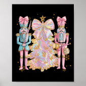 Coquette Christmas Tree Nk Nutcrackers Women Kids  Poster (Voorkant)