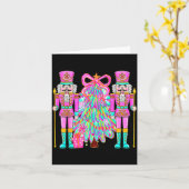 Coquette Christmas Tree Nk Nutcrackers Xmas Women  Kaart (Gele Bloem)