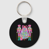 Coquette Christmas Tree Nk Nutcrackers Xmas Women Sleutelhanger (Voorkant)