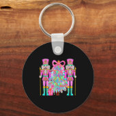 Coquette Christmas Tree Nk Nutcrackers Xmas Women  Sleutelhanger (Voorkant)