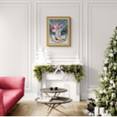 Coquette Christmas Wall Art, Westerne Xmas Print