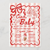 Coquette Ciao Baby Italian Theme Kaart (Voorkant)