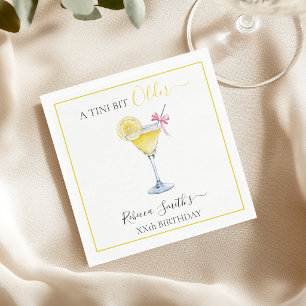 Coquette Citroen Cocktail Een Tini Bit Oudere Verj Servet