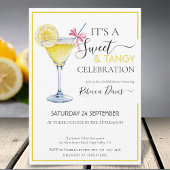 Coquette citroen Sweet & Tangy vrijgezellenfeest Kaart