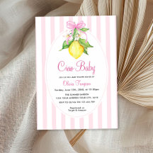 Coquette citroengele Ciao Baby Shower