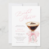 Coquette Coffee Bruidsfeest Kaart (Voorkant)
