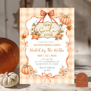 Coquette Cottage Pompoen Herfst huisverwarmingsfee Kaart
