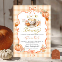 Coquette Cottage Pompoen Thee Bruidsfeest