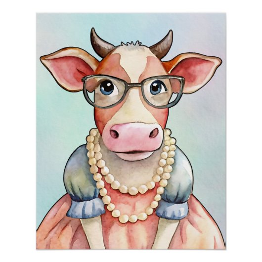 Coquette Cow Perfect Poster (Voorkant)