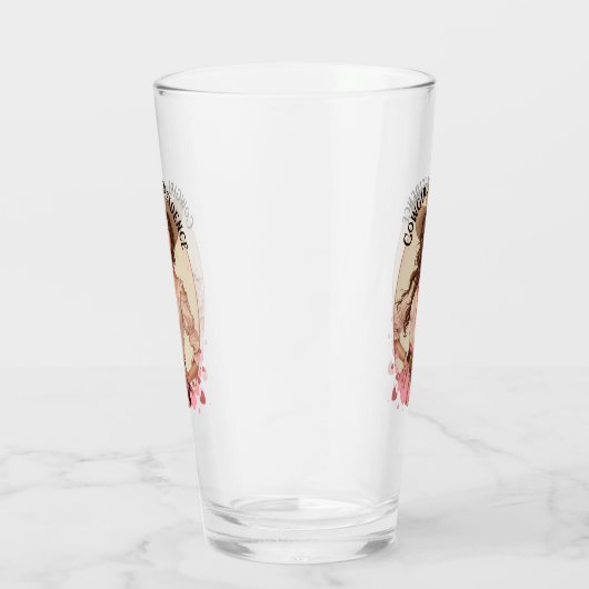 Coquette Cowgirl Westerne Mode Portret Glas (Rechts)