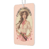 Coquette Cowgirl Westerne Mode Portret Luchtverfrisser (Links)