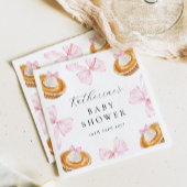 Coquette Cutie Pie Baby shower Papier servet