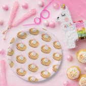 Coquette Cutie Pie Baby shower Papier servet Papieren Bordje (Feest)