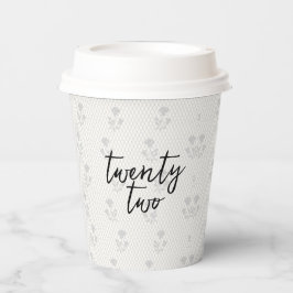 Coquette Disco Ball & Black Bow Lace Verjaardag Papieren Bekers