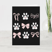 Coquette Dog Balletcore Pet Lover Veterinarian Vet Kaart (Voorkant)