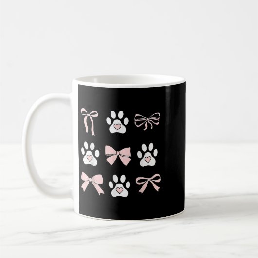 Coquette Dog Balletcore Pet Lover Veterinarian Vet Koffiemok (Links)