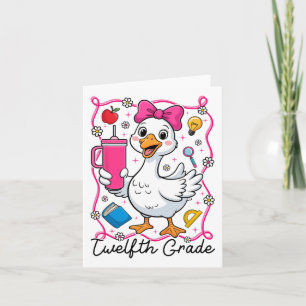 Coquette Domme Gans 12e Klas Meisje 1e Dag O Kaart