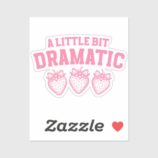 Coquette Dramatische Sticker voor Meisjes (Vel)