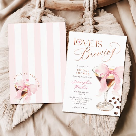 Coquette Espresso Martini Vrijgezellenfeest Kaart