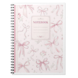 Coquette Esthetiek Bruine Stip Roze Cupido Spir Notitieboek