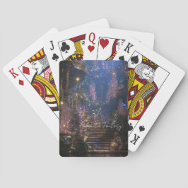 Coquette esthetiek / Donkere fantasie meisje Pokerkaarten