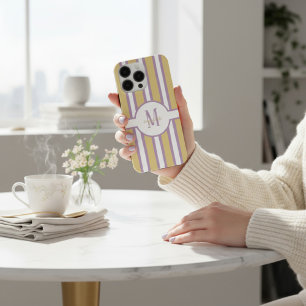 Coquette esthetisch gepersonaliseerd preppy monogr iPhone 14 pro max hoesje