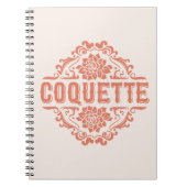 Coquette esthetisch meisje roze notitieboek (Voorkant)