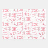 Coquette Esthetisch Schattige Girly Vrouw Roze Boo Inpakpapier Vel (Voorkant)