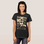 Coquette esthetische amberboog appendix kanker t-shirt (Voorkant volledig)