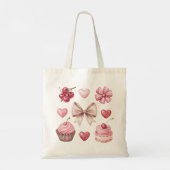 Coquette esthetische Canvas tas (Achterkant)